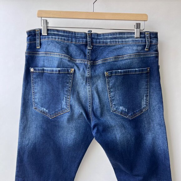 Dsquared2 Distressed Denim Jeans – Men’s Size 52 – Blue Wash - Picture 7 of 10